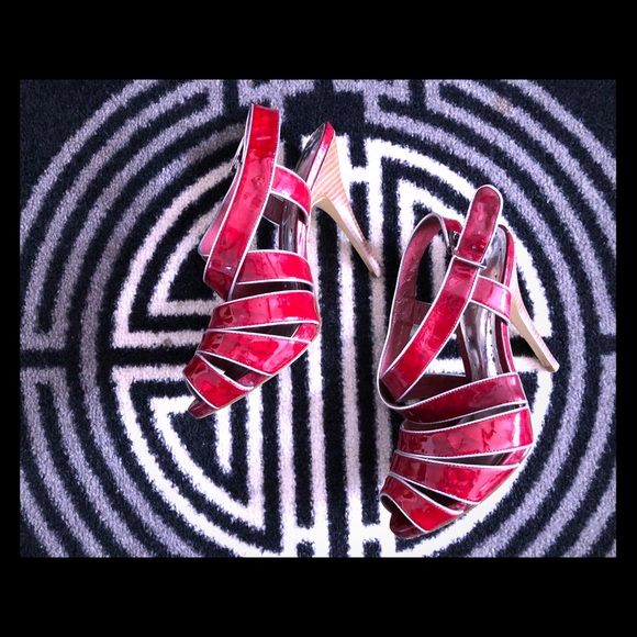 BCBG Red Heels - Picture 1 of 4